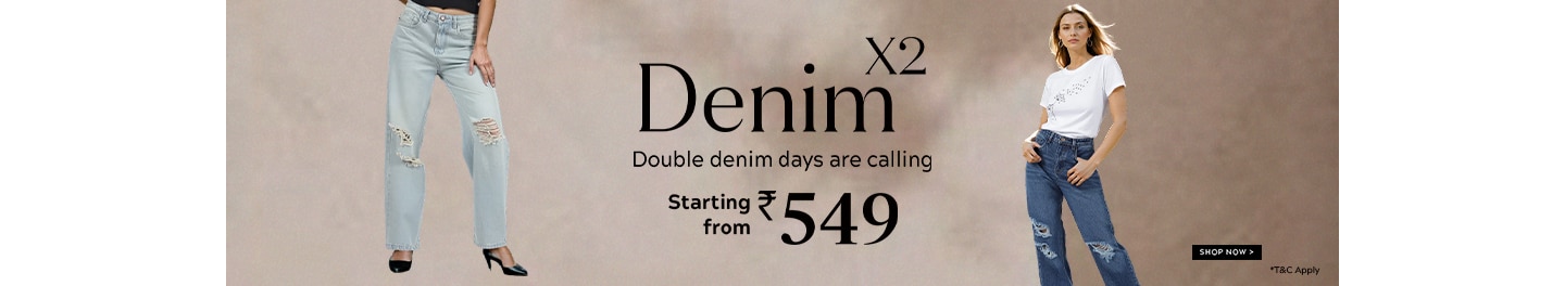 Double Denim Starting from MRP 549